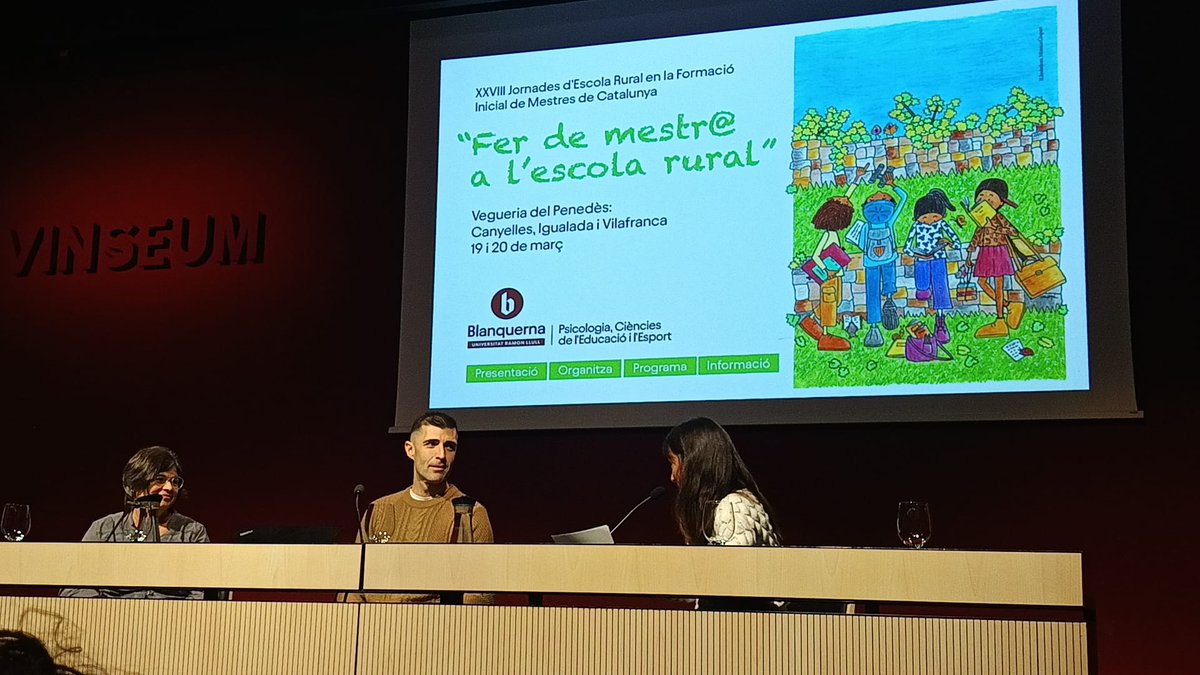 RuralUdl's tweet photo. 🗓️ El passat 19 i 20 de març, s'han celebrat les XXVIII Jornades d’Escola Rural, organitzades per @jornadesGIER, on han participat 22 alumnes de @fepts_udl i professors, sota el lema:   

✏️"Fer de mestr@ a l'escola rural"  

🔗 Més info a la web del GIER! #EscolaRural https://t.co/OlYgxOyST5
