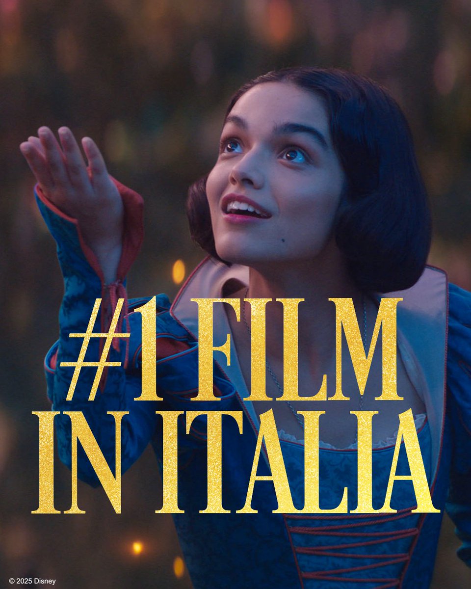 Grazie per sognare con noi! 

#Biancaneve è il film più visto in Italia! Vi aspettiamo al cinema.