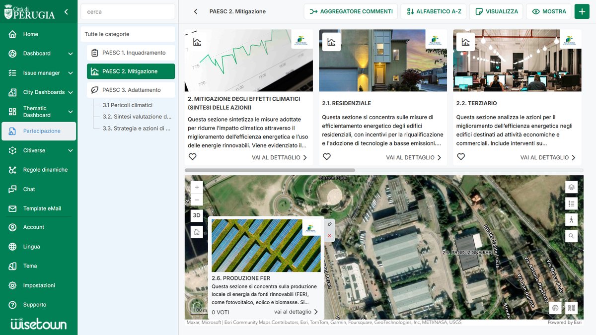 WiseTownProject (@wisetownproject) on Twitter photo Il Comune di Perugia lancia Crowdplanning, un'iniziativa innovativa ed efficace per favorire la partecipazione attiva dei cittadini. Grazie alla piattaforma digitale, ogni residente potrà contribuire al PAESC con commenti e suggerimenti. | #SmartCity
perugiacomunica.comune.perugia.it/perugia-lancia… Il Comune di Perugia lancia Crowdplanning, un'iniziativa innovativa ed efficace per favorire la partecipazione attiva dei cittadini. Grazie alla piattaforma digitale, ogni residente potrà contribuire al PAESC con commenti e suggerimenti. | #SmartCity
perugiacomunica.comune.perugia.it/perugia-lancia…