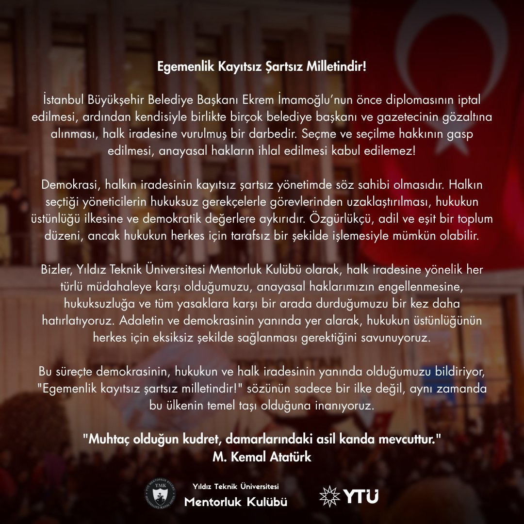 Mentorluk Kulübü (@ytumentorluk) on Twitter photo 