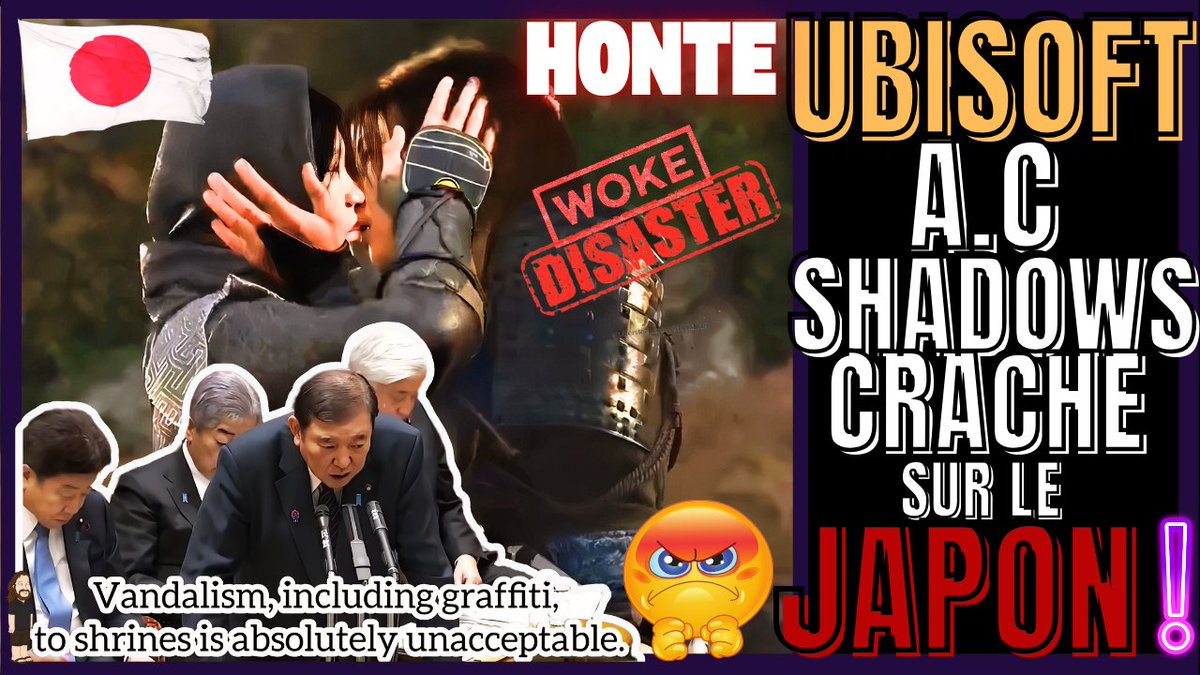 GoldoClak's tweet photo. ASSASSIN'S CREED SHADOWS UBISOFT, LE JAPON EN COLÈRE(JEUX VIDÉO,WOKE,France)
✨https://t.co/KlZ9ieFfN5✨
#AssassinsCreedShadows #Japon #PremierMinistre @shigeruishiba #repond #Ubisoft #woke #ideologie #propagande #politique #DEI #raciste #asiatique #genre #couleur #Yasuke #blackwashing #cancelculture #insult #nation #samurai #TwitterX #Influencer #escroquer #Quebec #France