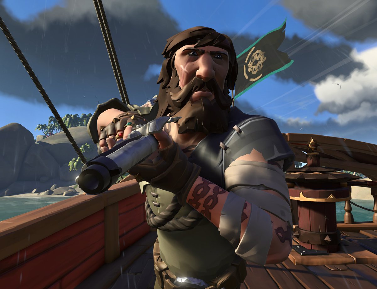 Pyronithious's tweet image. Happy 7 years Sea Of Thieves and to many more or else! Com also wishes happy birthday #SeaOfThieves