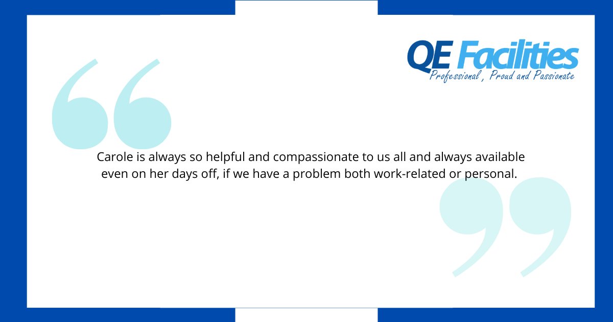 Thank goodness its #FeedbackFriday ! This week Carole Lewis has been nominated by fellow colleague Deborah Parkinson for being a brilliant team player.