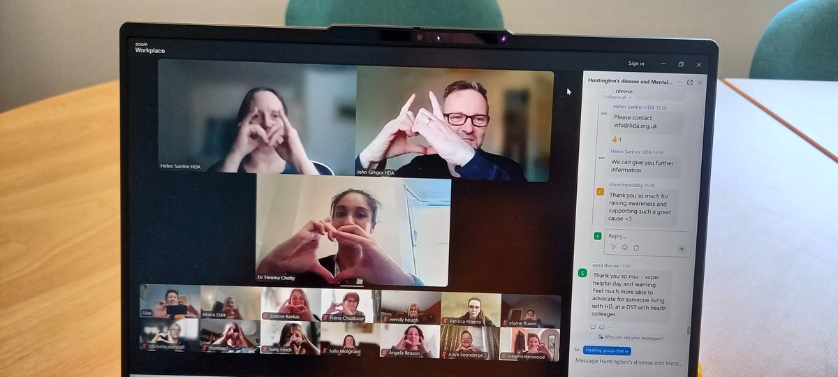 72 Mental Health Professionals learnt about #HDGratitudeday yesterday. Here they are sharing love &amp; remembrance. If you want to learn more head about the significance of March 23rd to the #Huntingtonsdisease community, head over to factor-h.org