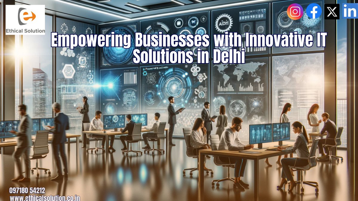 EthicalSol's tweet image. linkedin.com/pulse/empoweri…                Empowering Businesses with Innovative IT Solutions in Delhi  #ethicalsolutions #Cybersecurity #ITConsulting #DataRecovery #DelhiBusinesses #NetworkSecurity #BusinessIT #CloudSolutions #WebsiteDevelopment #EthicalSolutionsDelhi