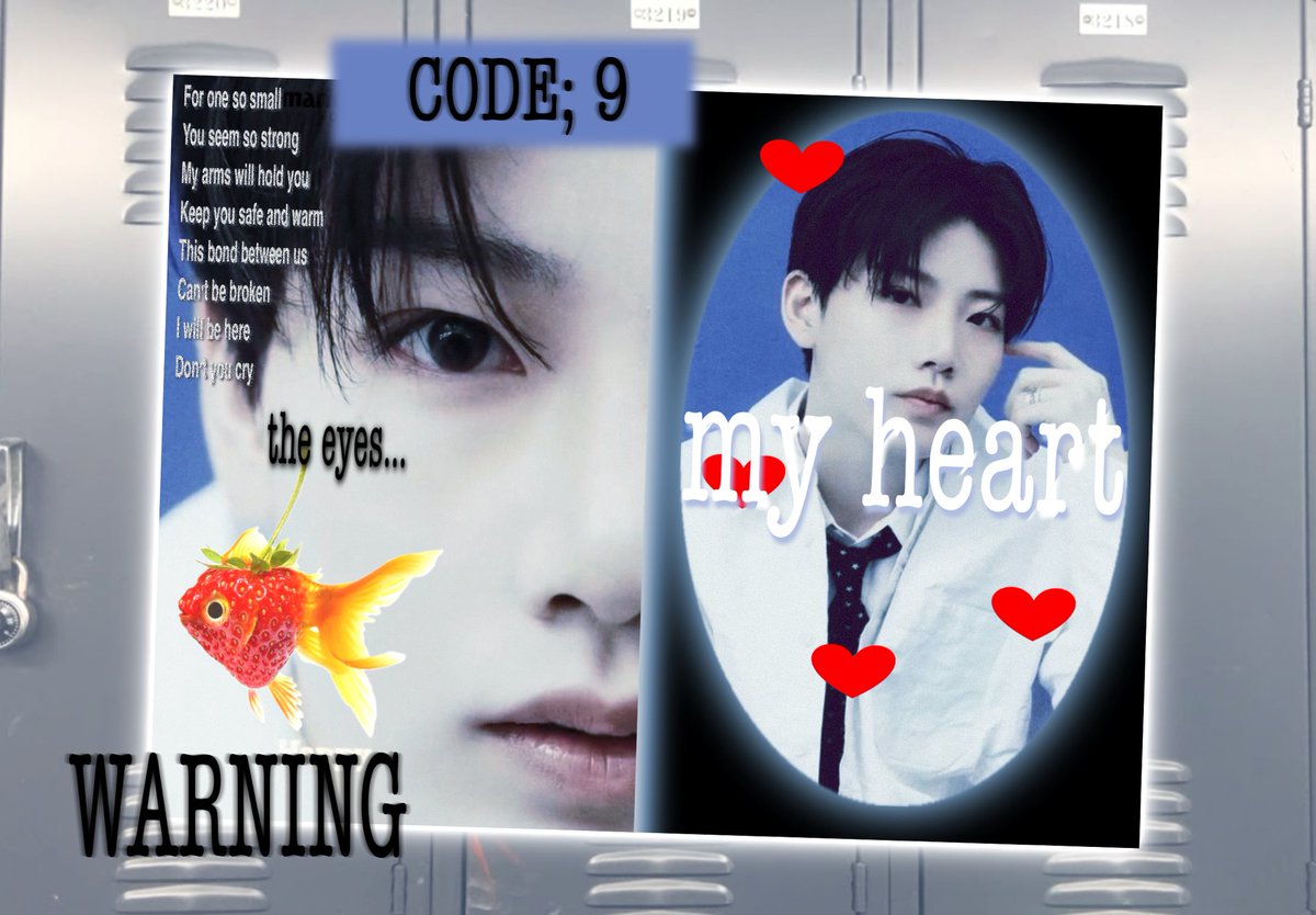 # warning     CODE;9 STEALING MY HEART. ♥️