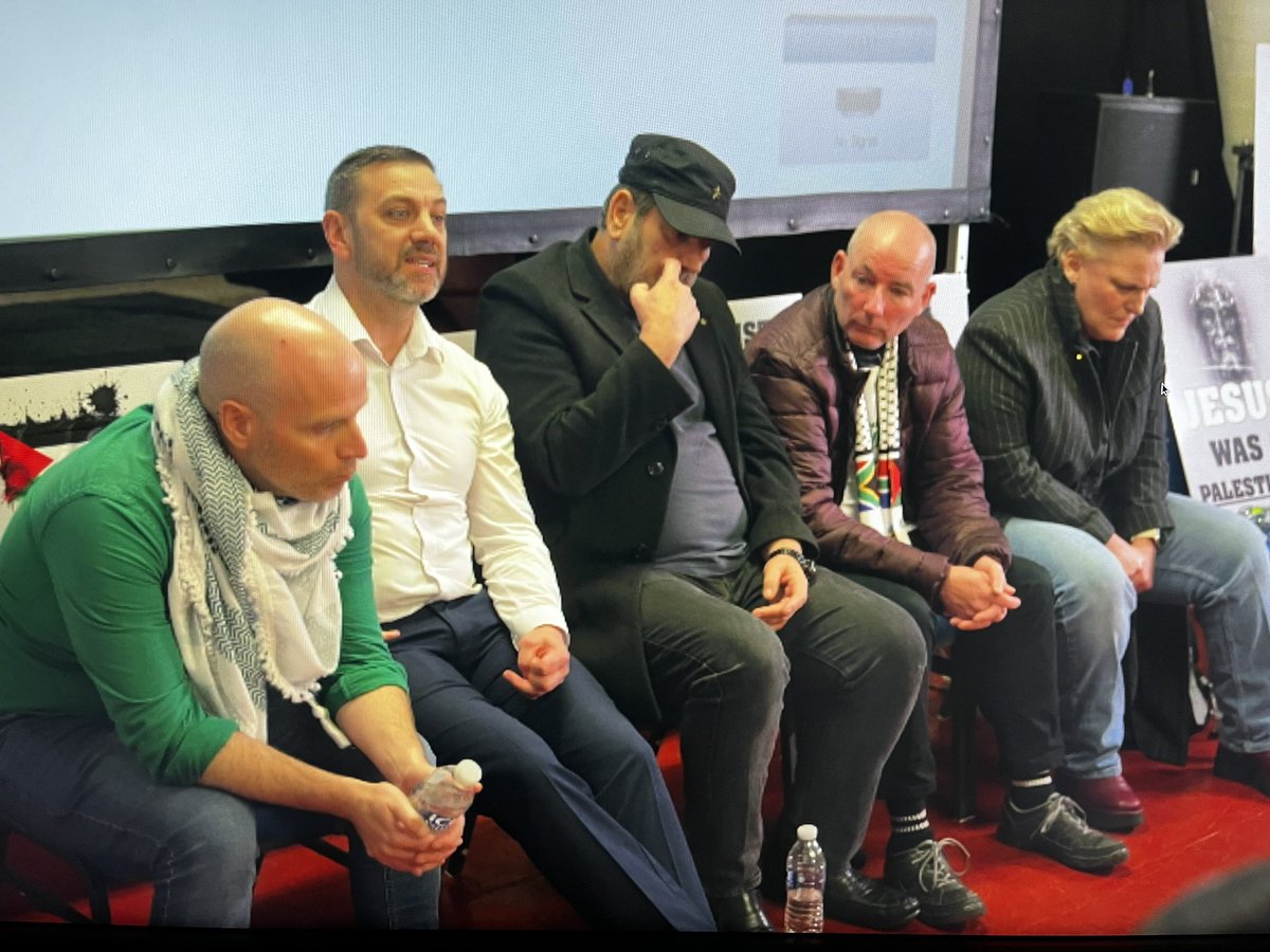 sean_murray1's tweet photo. Honoured to talk last night with @TadhgHickey Dr Saed Shaath (The former Palestinian Ambassador to Ireland), Tara O’Grady &amp; Fra Hughes from Palestine Aid following the screening of my latest documentary on current events in Lebanon https://t.co/UCybH5Ycz0 https://t.co/VWFwn7J3TC