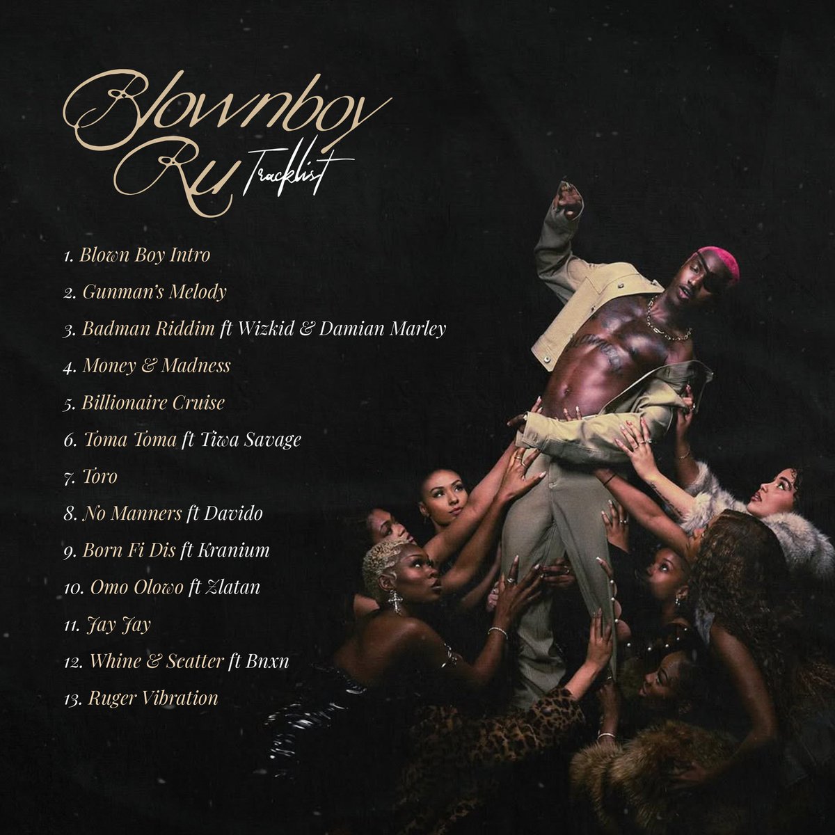 Wizkid and Davido featured on Ruger’s forthcoming album “Blownboy Ru” ?🤯