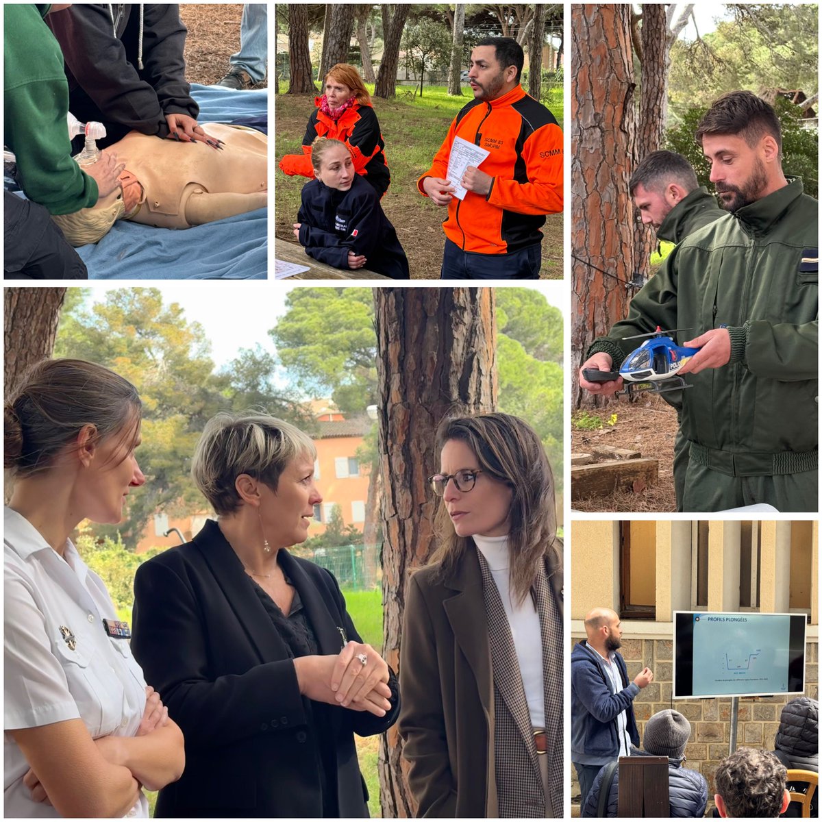 #Prévention | 🤿 Le service départemental à la Jeunesse, à l’Engagement et aux Sports du #Var avec le Samu83, le CrossMed, @comhiasa, le FFSSEM et la @premarmed a organisé une journée de prévention des accidents de #plongée pour les clubs du Var et de 4 autres départements 👉