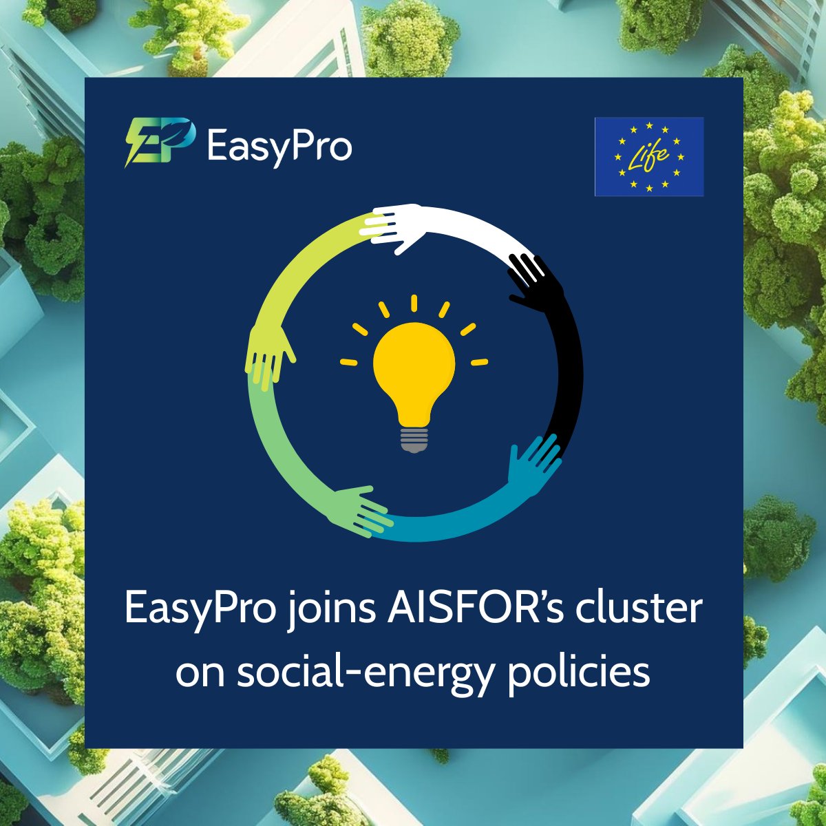 EasyPro (@eueasypro) on Twitter photo EasyPro joins <a href="/ENTRACK_LIFE22/">Entrack Project</a> <a href="/LIFEprogramme/">LIFE Programme</a> Cluster!
We'll collaborate with #energy projects including <a href="/IcelandicNew/">Icelandic New Energy</a>, <a href="/LocalGoGreen/">LOCAL GoGREEN</a>, #NECPlatform, #LifeINPLAN, <a href="/PROSPECT_H2020/">PROSPECT</a>, <a href="/RENOVERTYLife/">RENOVERTY Project</a>, <a href="/Ruralities52/">Ruralities</a>, <a href="/GOCORE_interreg/">Gocore Interreg Europe</a>, <a href="/EURuralPact/">EU Rural Pact</a>, #Regio1st, <a href="/EC4RURAL/">EC4RURAL | LIFE Programme</a> & <a href="/NetZeroCitiesEU/">NetZeroCities</a> EasyPro joins <a href="/ENTRACK_LIFE22/">Entrack Project</a> <a href="/LIFEprogramme/">LIFE Programme</a> Cluster!
We'll collaborate with #energy projects including <a href="/IcelandicNew/">Icelandic New Energy</a>, <a href="/LocalGoGreen/">LOCAL GoGREEN</a>, #NECPlatform, #LifeINPLAN, <a href="/PROSPECT_H2020/">PROSPECT</a>, <a href="/RENOVERTYLife/">RENOVERTY Project</a>, <a href="/Ruralities52/">Ruralities</a>, <a href="/GOCORE_interreg/">Gocore Interreg Europe</a>, <a href="/EURuralPact/">EU Rural Pact</a>, #Regio1st, <a href="/EC4RURAL/">EC4RURAL | LIFE Programme</a> & <a href="/NetZeroCitiesEU/">NetZeroCities</a>
