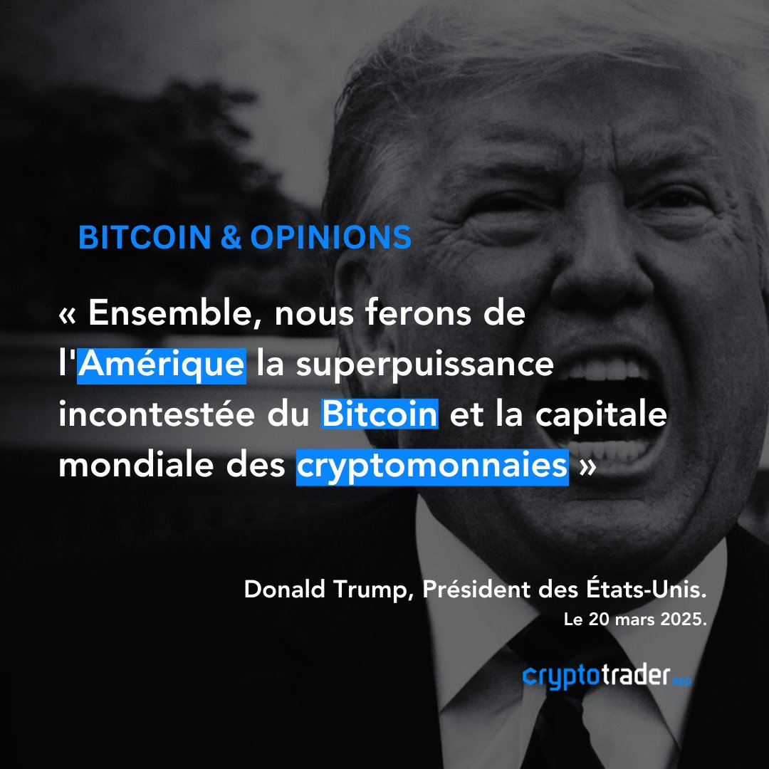 CryptoTrader.app (@cryptotraderoff) on Twitter photo 🇺🇸 .<a href="/realDonaldTrump/">Donald J. Trump</a> accélère sur la crypto !
Les États-Unis veulent dominer le Bitcoin et la finance numérique.
✅ Accumulation stratégique
✅ Régulation claire
✅ Expansion du dollar numérique
#Bitcoin #Crypto #DonaldTrump #CryptoNews #Web3 🇺🇸 .<a href="/realDonaldTrump/">Donald J. Trump</a> accélère sur la crypto !
Les États-Unis veulent dominer le Bitcoin et la finance numérique.
✅ Accumulation stratégique
✅ Régulation claire
✅ Expansion du dollar numérique
#Bitcoin #Crypto #DonaldTrump #CryptoNews #Web3