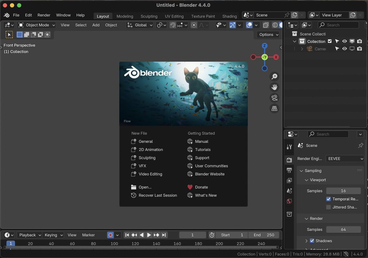 gintszilbalodis's tweet image. Feels quite surreal to see this image from Flow every day when I open Blender. You can get a high res version here dropbox.com/scl/fi/7pfxcdu…