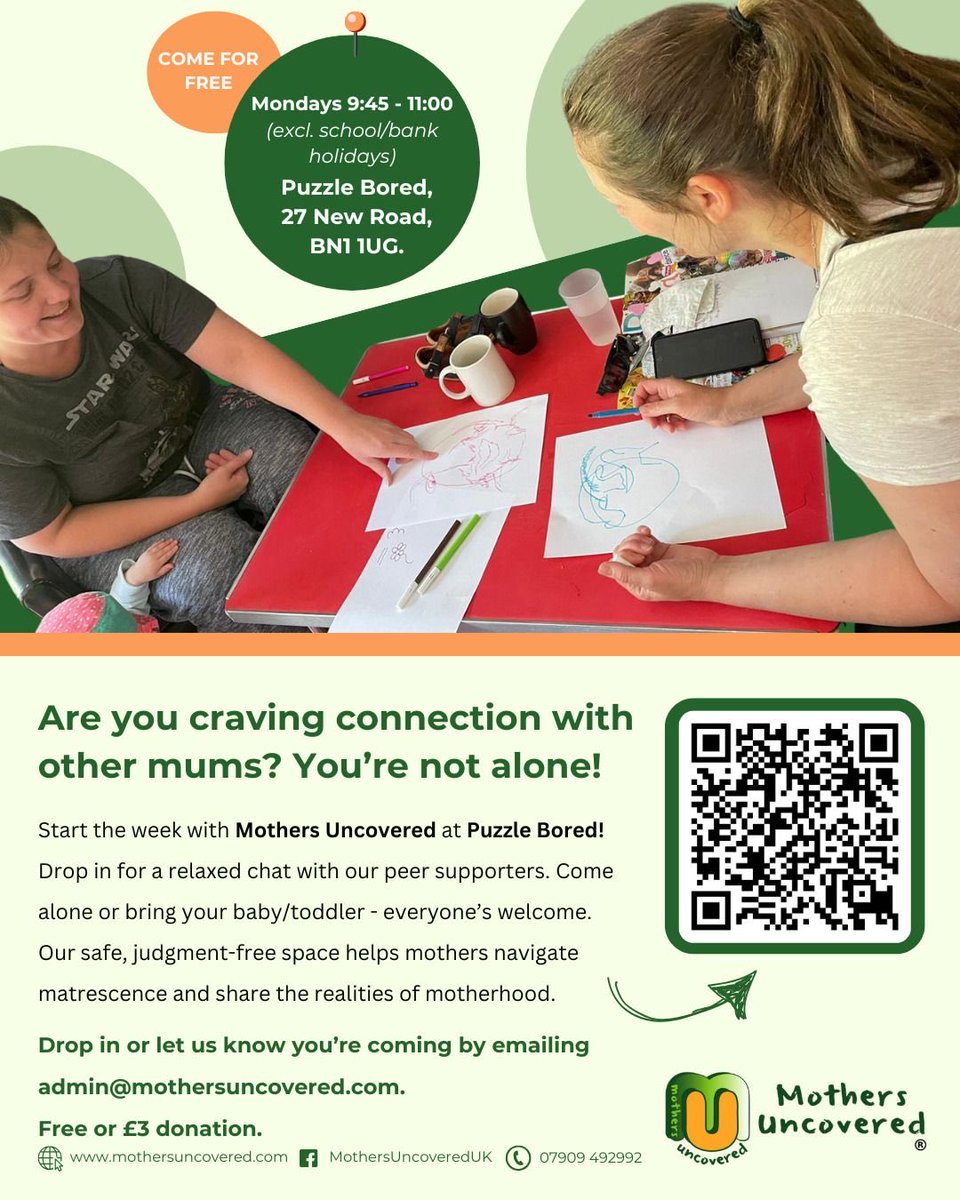 ATWorkFilms's tweet image. Any new mums in the Brighton &amp;amp; Hove area (or even not so new mums!) please see the below. 👇