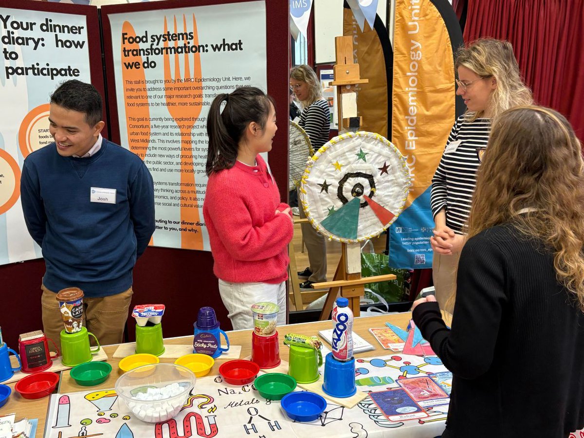MRC Epidemiology Unit (@mrc_epid) on Twitter photo Join us for our <a href="/Cambridge_Fest/">Cambridge Festival</a> drop-in event for families at the Cambridge Academy for Science and Technology.
Try our interactive activities & learn about fibre, and test out our Fortune Telling Molecules!
And meet our researchers 😆 Join us for our <a href="/Cambridge_Fest/">Cambridge Festival</a> drop-in event for families at the Cambridge Academy for Science and Technology.
Try our interactive activities & learn about fibre, and test out our Fortune Telling Molecules!
And meet our researchers 😆