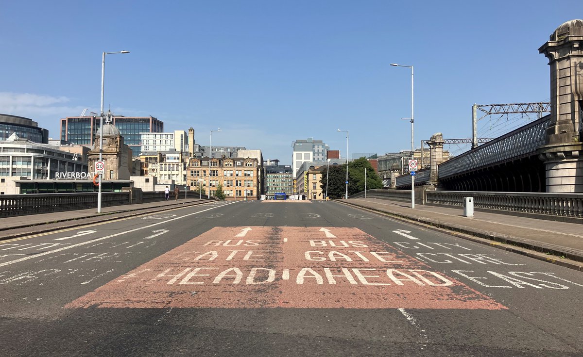 Construction work begins Mon 24 March, on the George V Bridge to deliver a safer and more appealing environment for people who walk, wheel and cycle. 

Work on the bridge's south side will start first, then progress north toward the Broomielaw.

More 👉 glasgow.gov.uk/12555