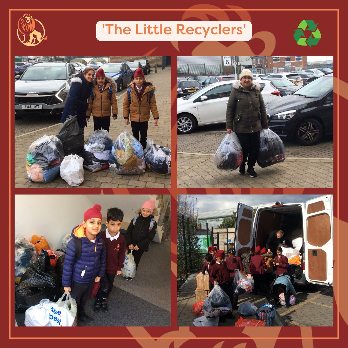 NanaksarP's tweet photo. A HUGE thank you to our parents &amp; staff for donating clothes to charity! Teaming up with The Little Recyclers, we supported a great cause &amp; raised funds for our school! 

This #BritishScienceWeek, we’re embracing Change &amp; Adapt for a sustainable future. ♻️🌱

#RecycleReuseReduce https://t.co/05WaDDie92
