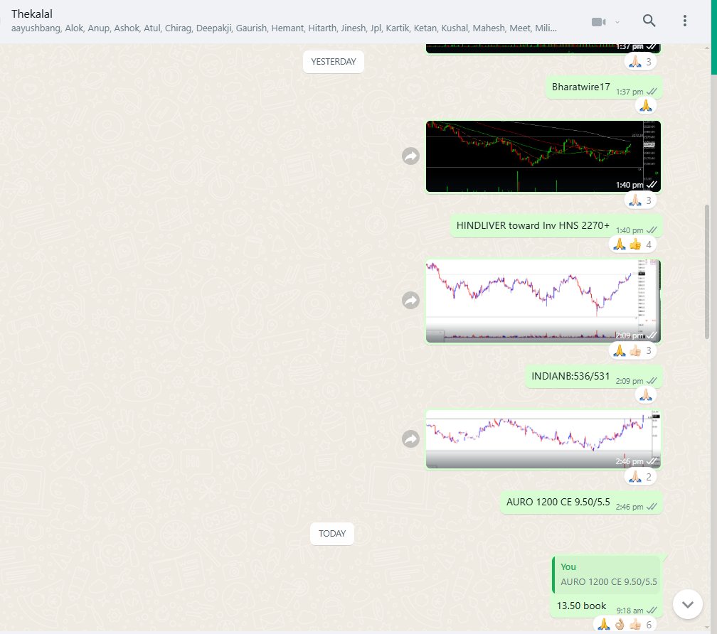 TrendTrader85's tweet photo. #Bharatwire : 190+ from 177
#HINDLIVER : not much move 2250+ from 2238
#INDIANB: 552 from 536
#AUROPHARMA : Ce did well https://t.co/1BF1oKVyKs