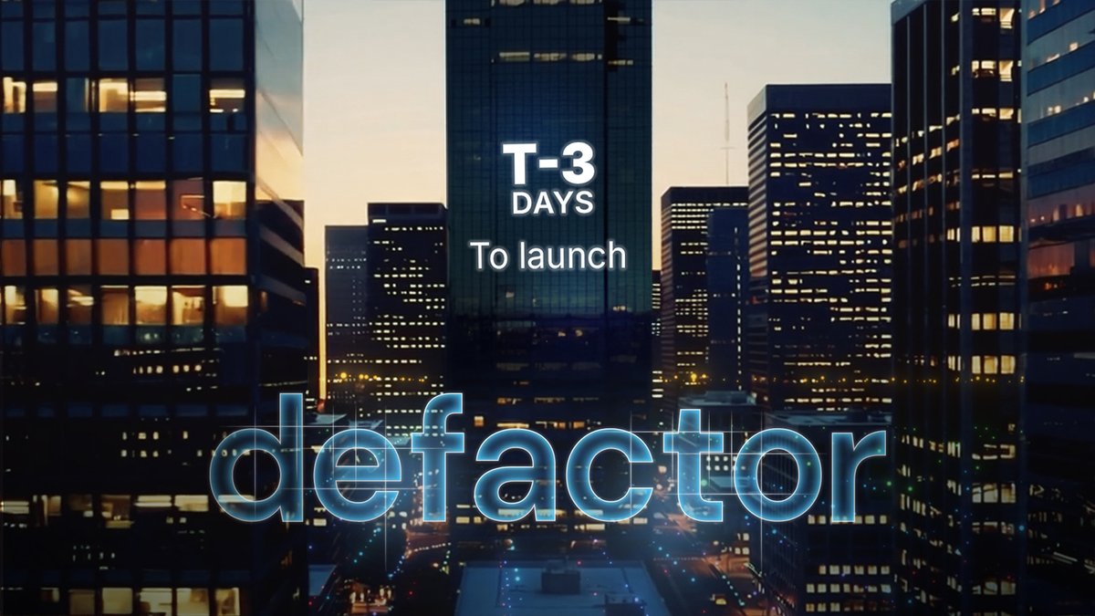 realonbase's tweet photo. In just 3 days, we’re introducing something built to inspire, built to scale.
What do you think is changing? 🤔
$FACTR #ComingSoon #Defactor https://t.co/yy7363j9FN
