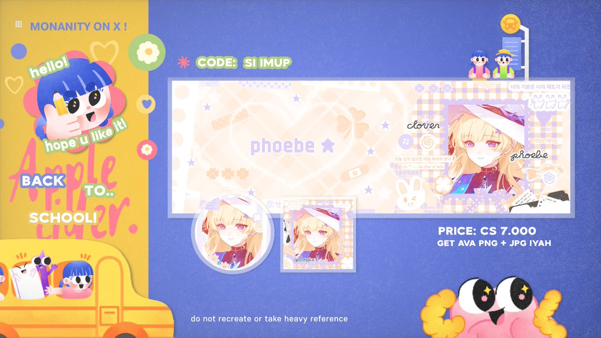 monanity's tweet photo. ⠀∩_∩
✩( ˶ᴗ _ᴗ)✩
⟡.·︶︶︶  ╰⇢
help repost? thank you!! 🤍

hello! Lia ada layout CS https://t.co/rMEYn8DVqJ untuk layout di bawah ini (phoebe, cantarella, childe, angela) wuwa genhin ml 🌠🌞 avail Qris 

🧁 bisa langsung di take di dm! 
#zonauang #zonaba https://t.co/iPp6ibQK3Q