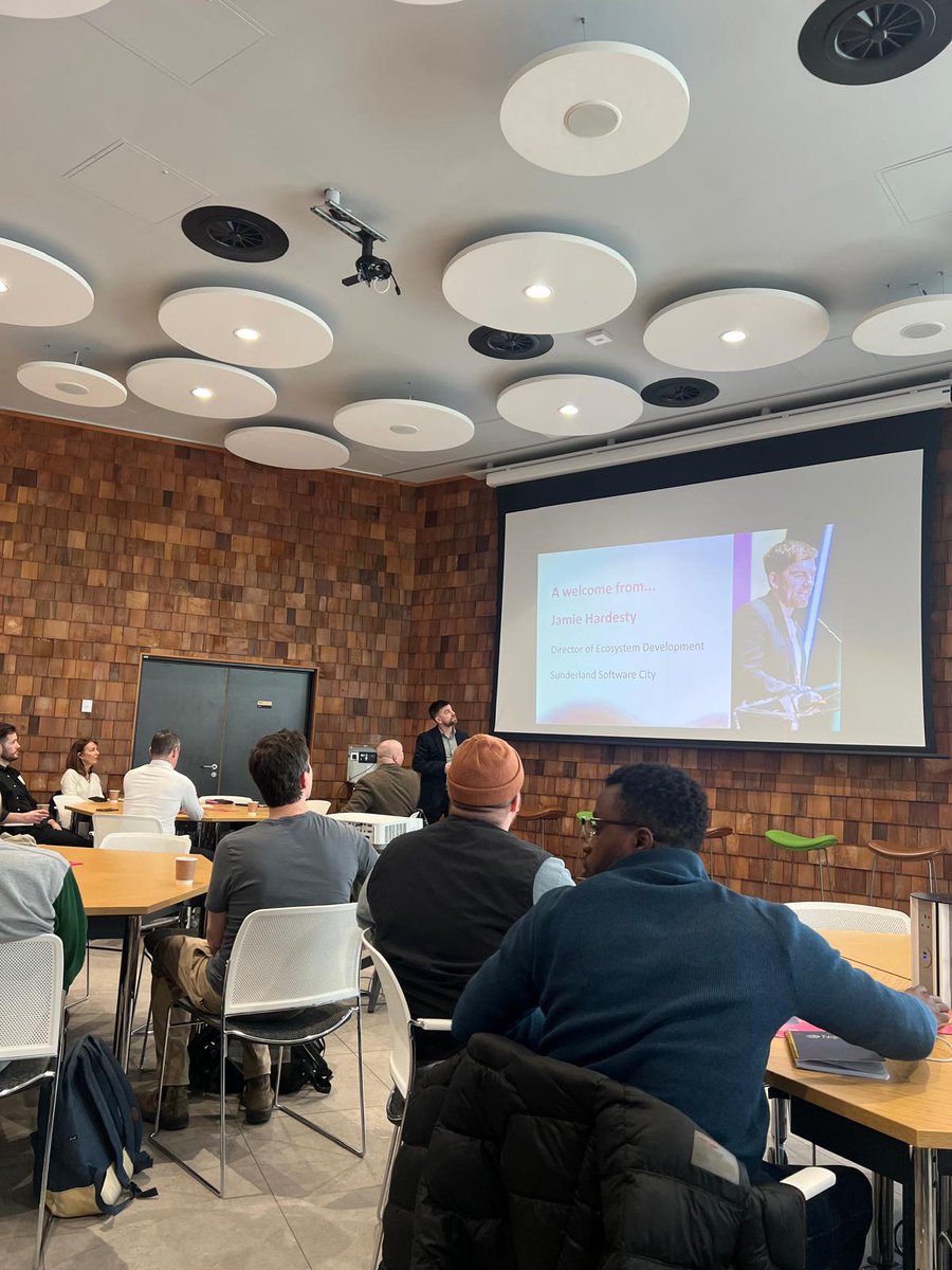 ococomedia's tweet image. Brilliant morning yesterday at the inaugural #NorthEast Tech Quarterly at The Catalyst, @newcastlehelix! It was good to hear the latest numbers from the region, and to discuss sector challenges and opportunities. Thanks to the @SunSoftCity for such a great event! #UKTechWeek