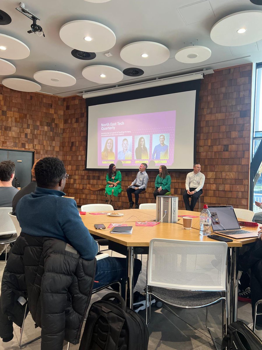 ococomedia's tweet image. Brilliant morning yesterday at the inaugural #NorthEast Tech Quarterly at The Catalyst, @newcastlehelix! It was good to hear the latest numbers from the region, and to discuss sector challenges and opportunities. Thanks to the @SunSoftCity for such a great event! #UKTechWeek