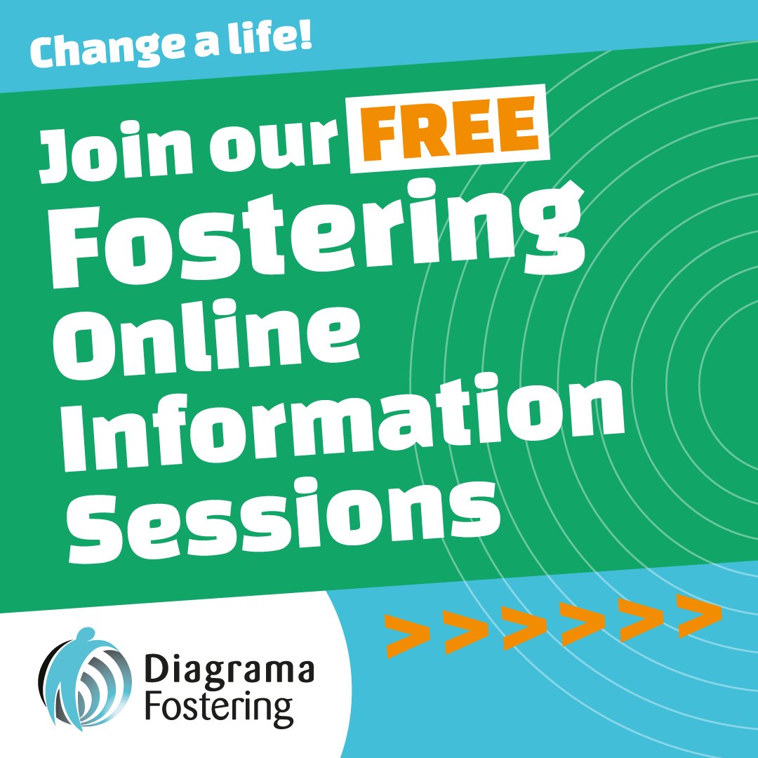 APRIL INFORMATION SESSION - PLACES AVAILABLE
Join us for a no-obligation information session to meet our amazing team and find out more about #fostering with Diagrama.

The session is FREE to attend - sign up today!
tinyurl.com/4we2jj7p

#changealife