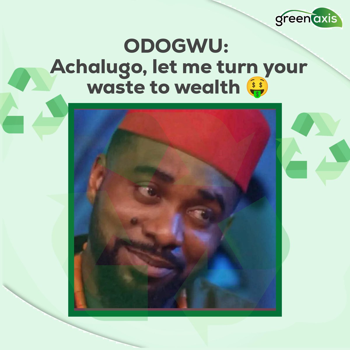 As Odogwu of Recycling, I take charge of my #Achalugo 's recyclable wastes and in return, spoil her with money... 

Would you love to be my ACHALUGO?

Send me a DM, let's get started! ☺️😜