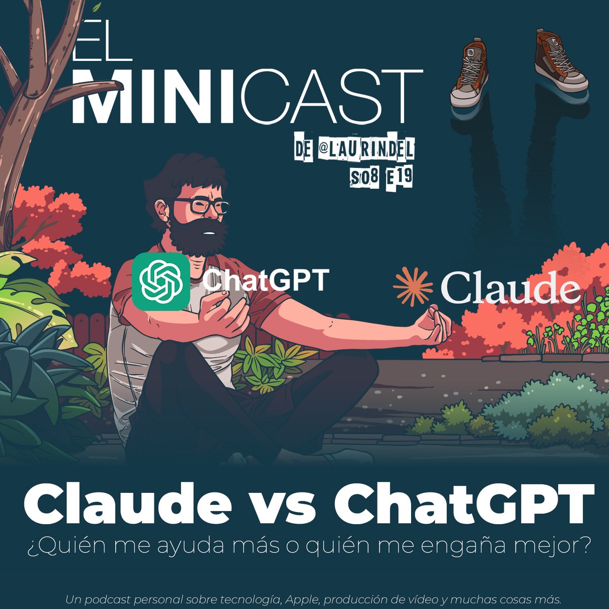 laurindel's tweet photo. 🤖 Claude 3.7 vs ChatGPT 4o: ¿Quién me ayuda más o me engaña mejor?  
En el nuevo episodio de El Minicast comparo estas dos IAs desde mi día a día como creador. ¿Aliados o alucinadores?  

Apple Podcasts  https://t.co/422FfqNJAk

 YouTube - https://t.co/JQUfWpqUjO https://t.co/wJepkrsESx