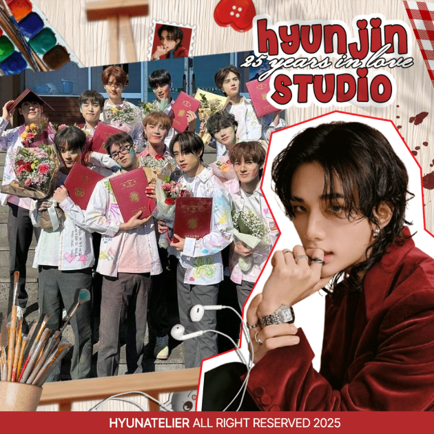 As we held Hyunjin's birthday party in his studio, we as well wishing you a blessed new chapter, keep continue to make this world a batter place with your passion.