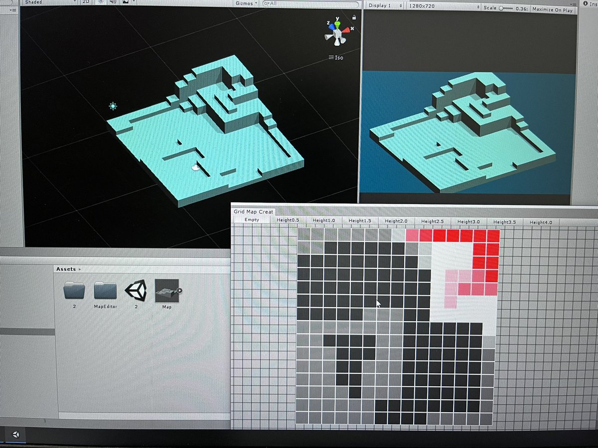 YangBin_PWalker's tweet image. A tool for editing the isometric tactics map