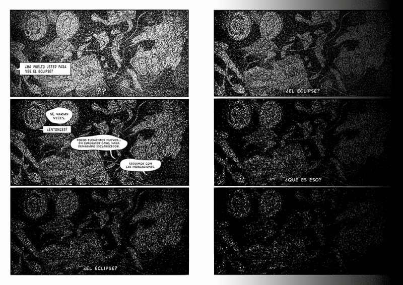 ¡Qué difícil el encaje de bolillos que ha tenido que hacer <a href="/ireiris/">Irene Oliva Luque</a> con esta traducción de Marc-Antoine Mathieu para <a href="/SalamandraGraph/">Salamandra Graphic</a>!

Eso sí que es traducir a ciegas, sólo con una linternita en pleno eclipse. ¡Vivan ese arte y ese poderío!