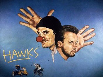 Many happy returns to Timothy Dalton who, not only was James Bond, but also played Bancroft in the magnificent black comedy ‘Hawks’ with Anthony Edwards back in 1988.