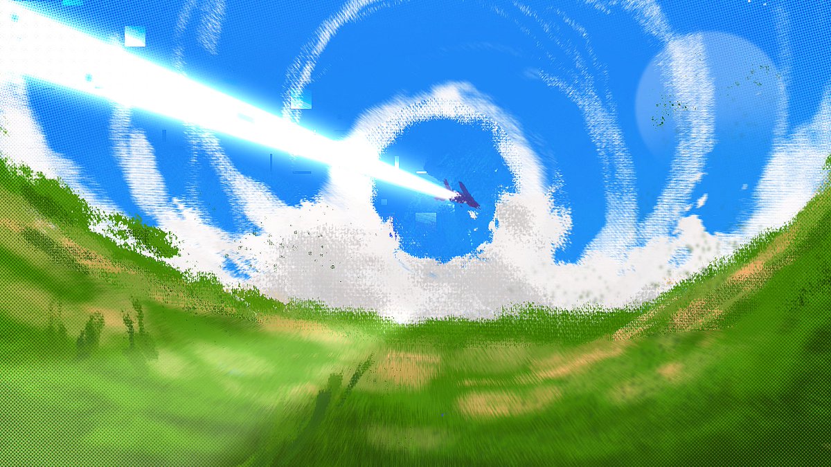 illuspectrum's tweet photo. Had this cool idea of a spaceship piercing the clouds ☁️🪐🌿.
#art #artwork #artist #DigitalArtist #digitalart #procreate #scifi #scifiart #illustration #conceptart https://t.co/HjPA42Gvgb