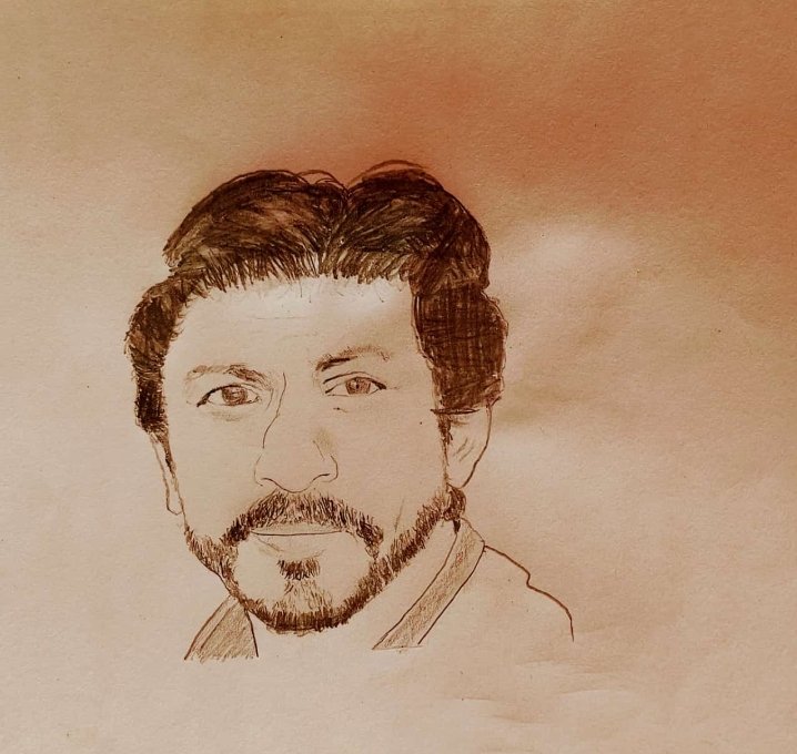 DR RAJESH THAKUR (@r_k_thakur) on Twitter photo Hello <a href="/iamsrk/">Shah Rukh Khan</a> sir,
My son Nilabh Thakur, who is a great fan of yours , just made a pic of yours.
He has just finished his Class 10 board exam.
Please wish him Hello <a href="/iamsrk/">Shah Rukh Khan</a> sir,
My son Nilabh Thakur, who is a great fan of yours , just made a pic of yours.
He has just finished his Class 10 board exam.
Please wish him