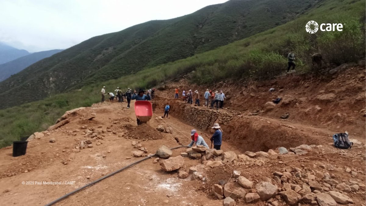For tomorrow's #WorldWaterDay, we're celebrating @CAREPeru's #ElAguaNosUne project, protecting the Rimac River Basin from floods &amp; droughts through ecosystem restoration, providing water &amp; building resilience through traditional knowledge, and women's leadership. #ClimateAction