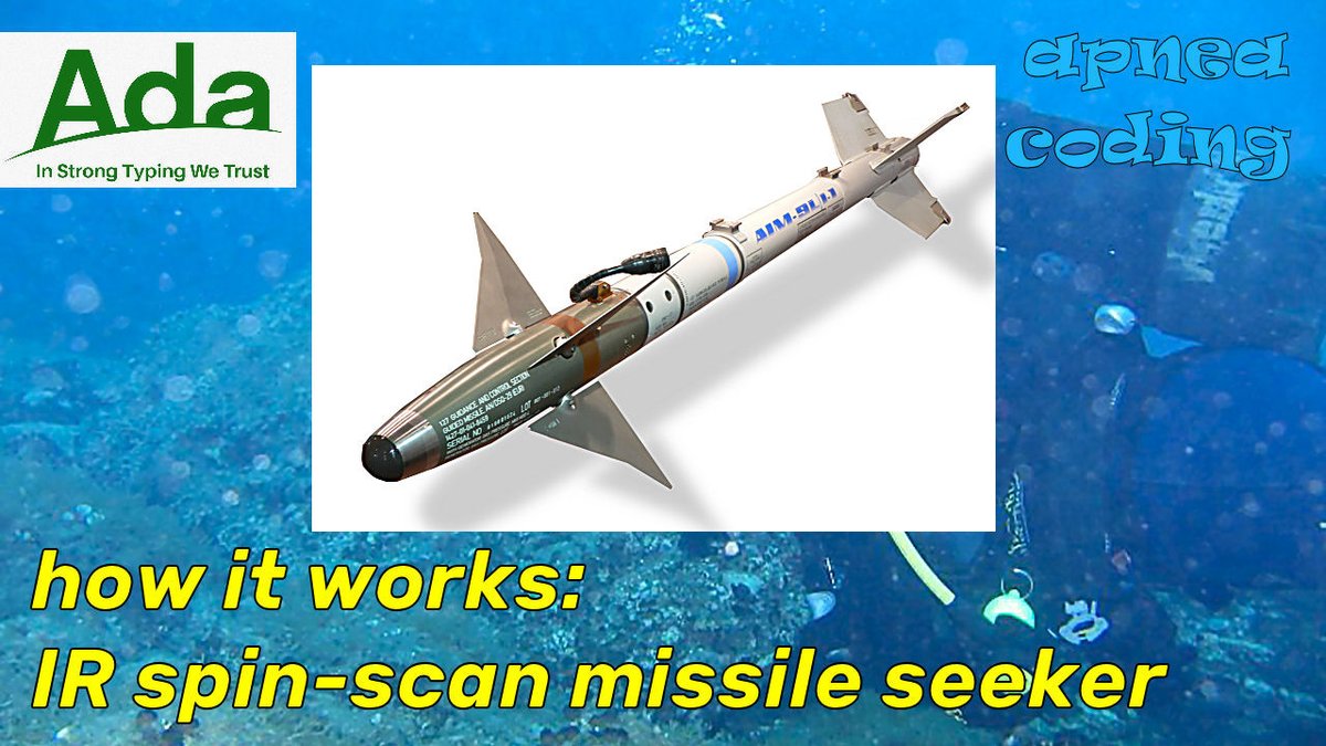 xgeorgio_gr's tweet image. #Coding_Fridays : IR seeker tracking algorithm for spin-scan sensor in Ada
Watch the full video at Youtube channel central -- youtu.be/aAUSfPlec04
Source code available at the Github repository (see channel info).
#asmr #coding #programming #notalking #ada #terminal #console