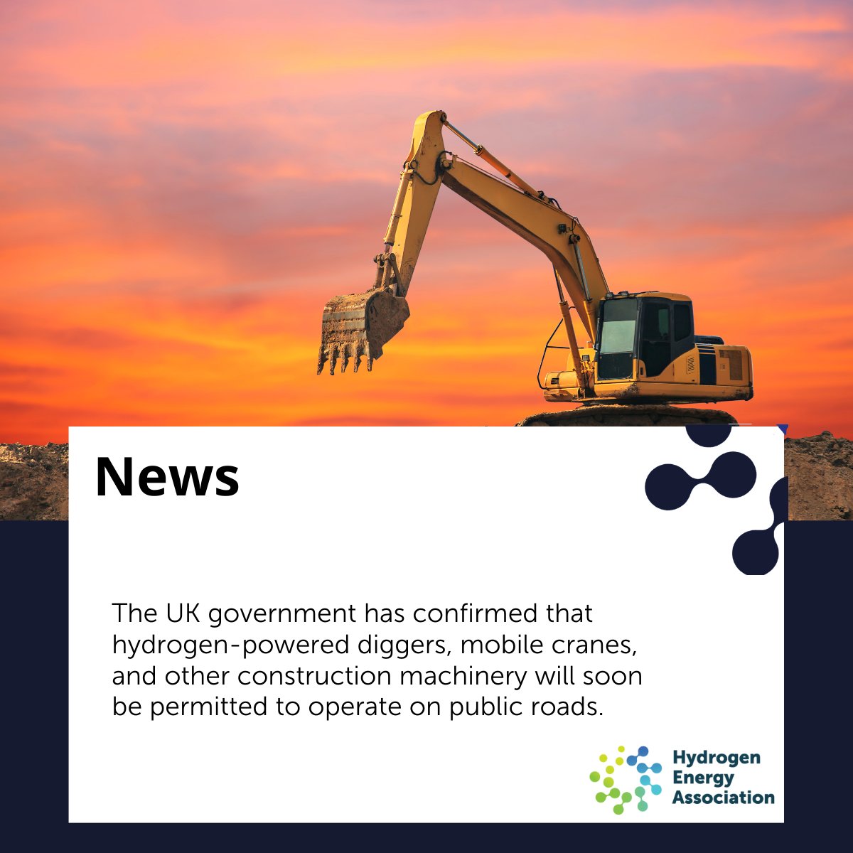 Big news for the hydrogen economy! 🚜💨 The UK gov is set to allow hydrogen-powered diggers, cranes &amp; more on public roads, with new legislation expected in April. A key step in accelerating low-emission construction!

Read more: constructionnews.co.uk/tech/hydrogen-…
