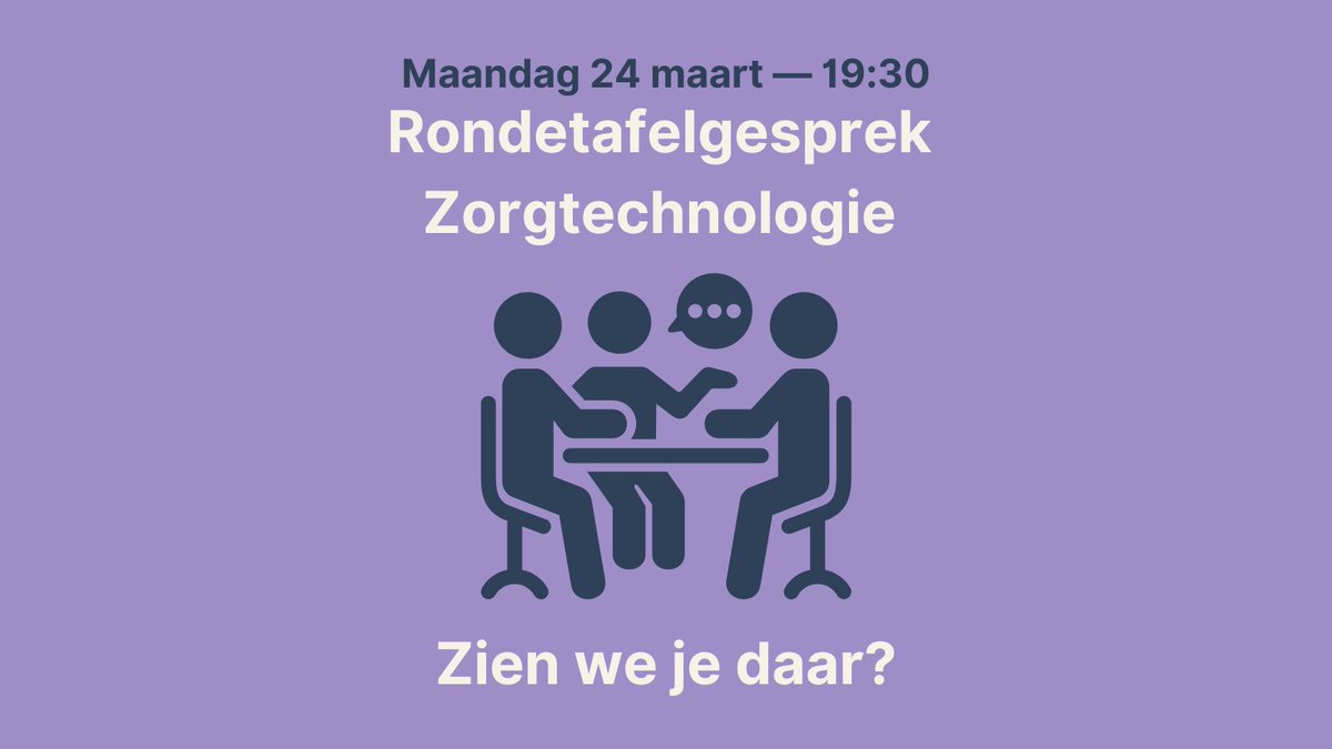 D66Zwolle (@d66zwolle) on Twitter photo Naar aanleiding van ons initiatiefvoorstel vindt er op maandag 24 maart om 19:30 bij Hogeschool Windesheim een rondetafelgesprek zorgtechnologie plaats, waarbij de gemeenteraad in gesprek gaat met organisaties over dit onderwerp en het proces van de nieuwe kwartiermaker! #zwolle Naar aanleiding van ons initiatiefvoorstel vindt er op maandag 24 maart om 19:30 bij Hogeschool Windesheim een rondetafelgesprek zorgtechnologie plaats, waarbij de gemeenteraad in gesprek gaat met organisaties over dit onderwerp en het proces van de nieuwe kwartiermaker! #zwolle