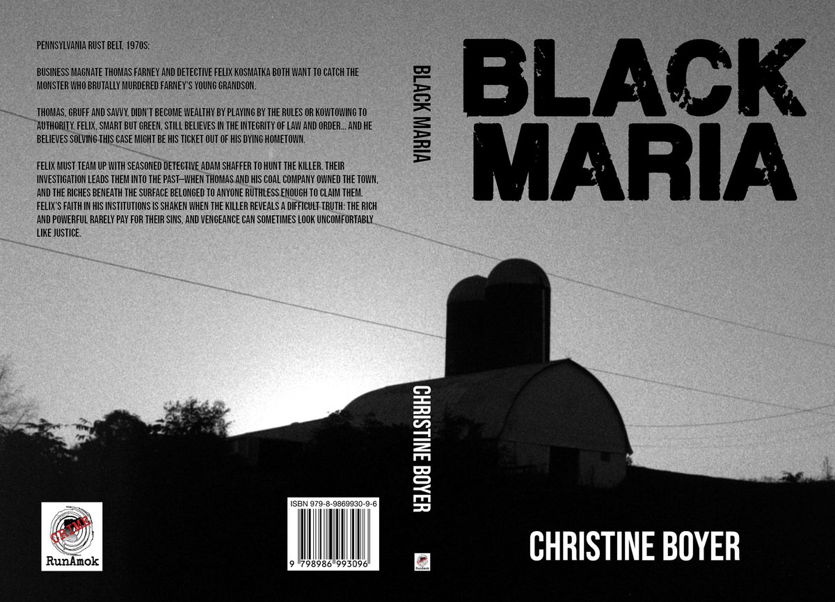 @keithrclitoris BLACK MARIA written by Christine Boyer published by <a href="/RunAmokCrime/">Run Amok Crime</a> <a href="/RunAmok_books/">Run Amok Books</a> 
ORDER HERE: bookshop.org/p/books/black-…