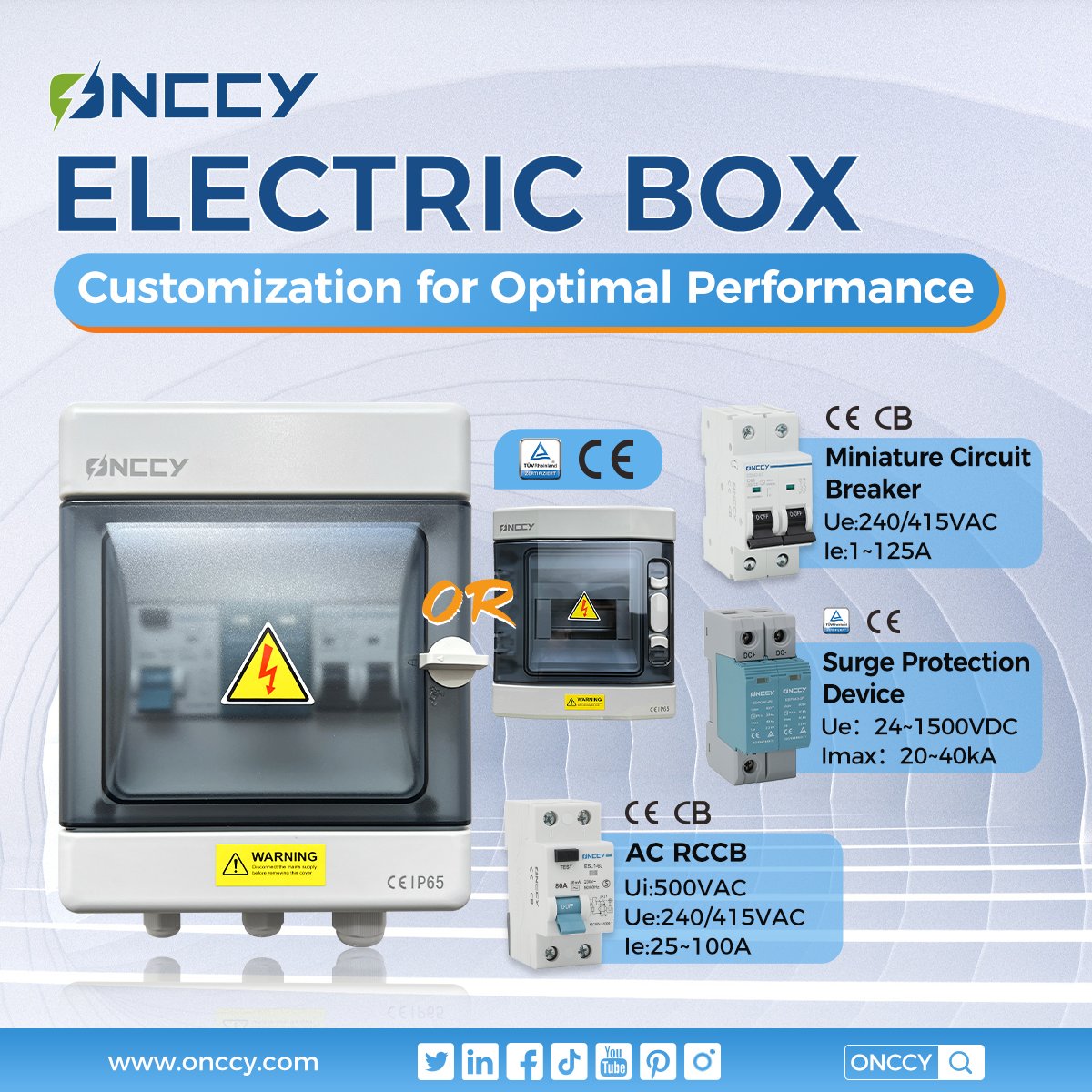 grace_aswich's tweet image. 🔥 [ONCCY Solar DIY Kits] Build your PV system with modular freedom: mix combiner box enclosures + triple-guard protection:
#SolarDIY #PVProtection #LightningDefense #ModularEnergy #TUVcertified #SurgeProtection #SolarSafety #RenewableEnergy #ElectricalEngineering #ONCCY