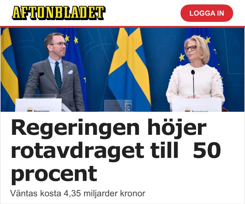 Vilka är bidragstagande parasiter nu? 🪳