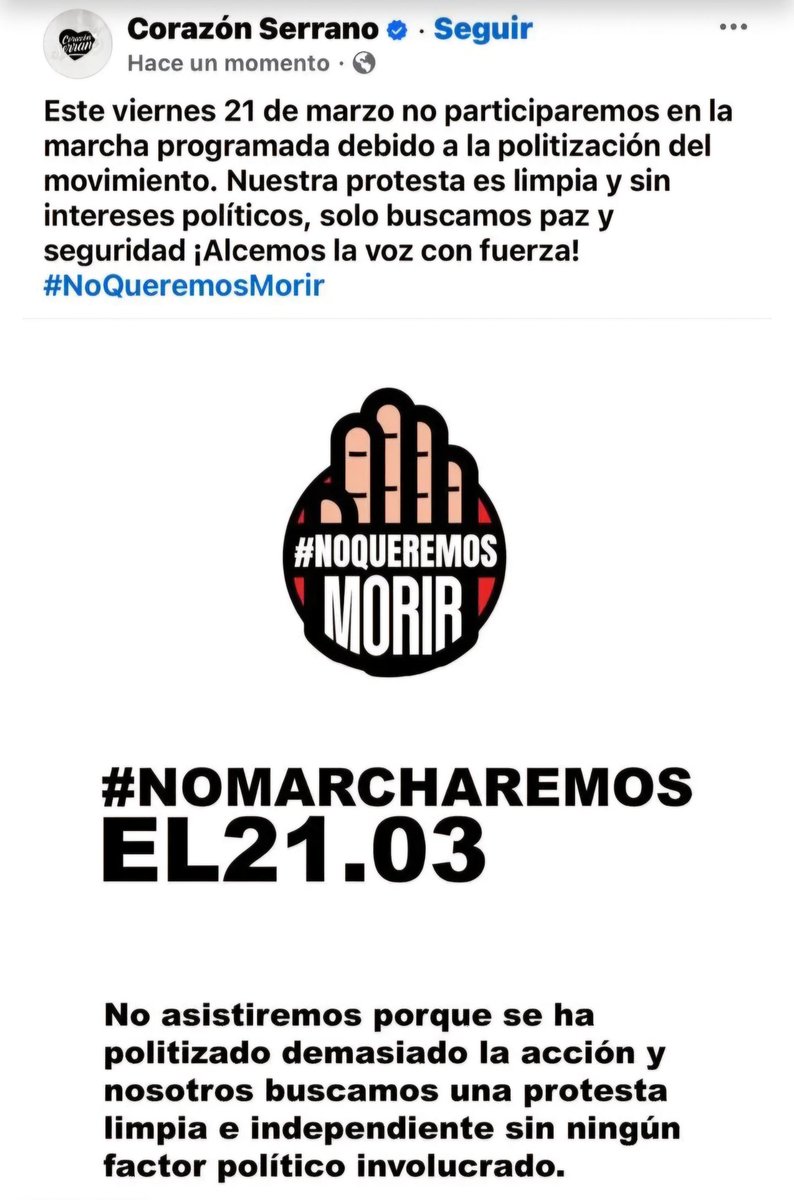 victorhponce's tweet photo. Los caviares, zurdos y terroristas marcharon solos
Se quedaron solos nadie los acompañará en su marcha
#NOMARCHAREMOS
#NoMarchoConTerrucos
#Merinazo2 https://t.co/BiTbINHIoS