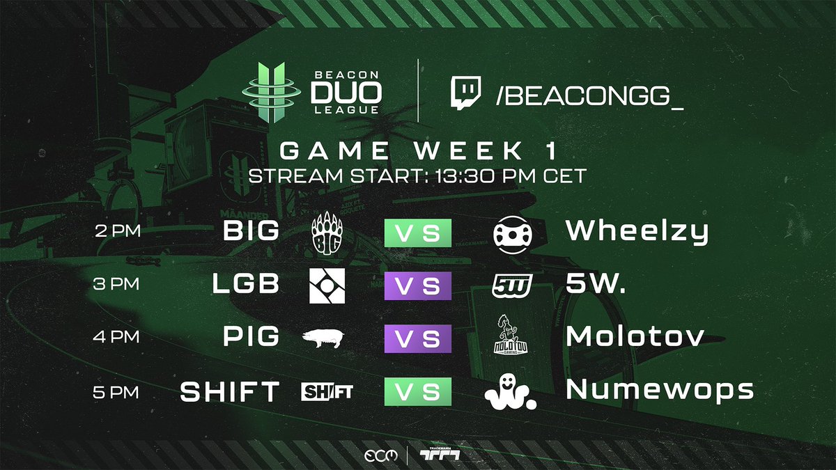 🧩 | W1 STREAM SCHEDULE #BDLTM 

Here’s all the matches that the main stream will be covering tomorrow. Don’t miss the beginning of the BDL season!

LIVE from 13:30 CET on Twitch ⬇️