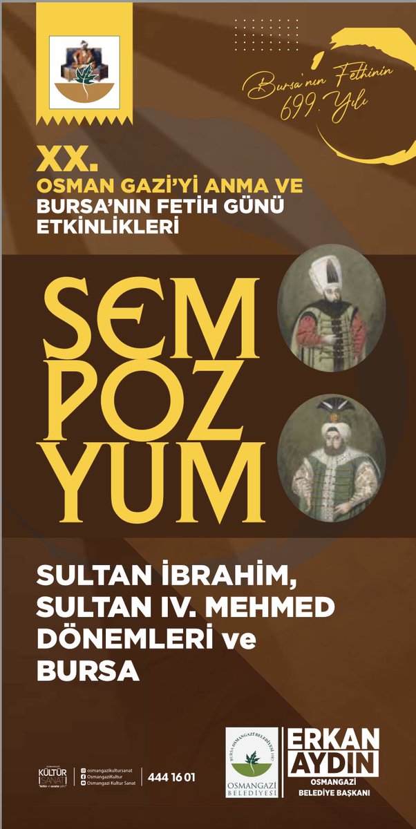 ismailyasayanlr's tweet photo. Rahmetli Hocam Prof. Dr. Yusuf Oğuzoğlu'nun mirası olan ve Osmangazi Belediyesi bünyesinde organize edilen Osmanlı Sultanları ve Bursa temalı sempozyum serisinin XX.sini Sultan İbrahim ve Sultan IV. Mehmed dönemleri başlığıyla 4-5 Nisan 2025 tarihinde Bursa'da gerçekleştireceğiz. https://t.co/t1owKQmuDO