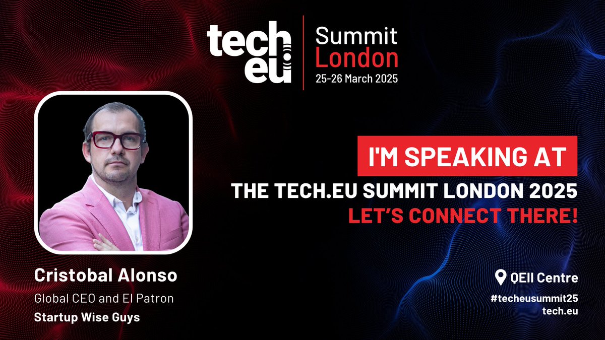 🚀 Accelerating #Europe – It’s Now or Never!

Our CEO <a href="/cristobalalonso/">Cristobal Alonso 🇪🇸</a>  joins a powerhouse panel at <a href="/tech_eu/">Tech.eu</a>  Summit #London2025 to push #Europe’s tech ecosystem beyond ideas — into real, measurable action!🌍

🔗 tech.eu/event/2025/sum…
