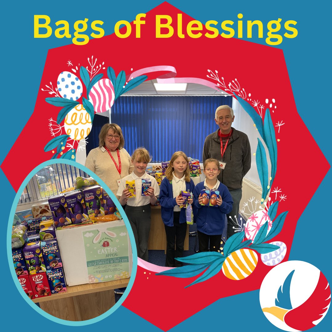 Bags of Blessing’s came in to collect the Easter collection goodies yesterday. Thank you to everyone who made a donation, you have made a real difference to children this Easter.

#weareernehale #seeourbest #weareflyinghigh