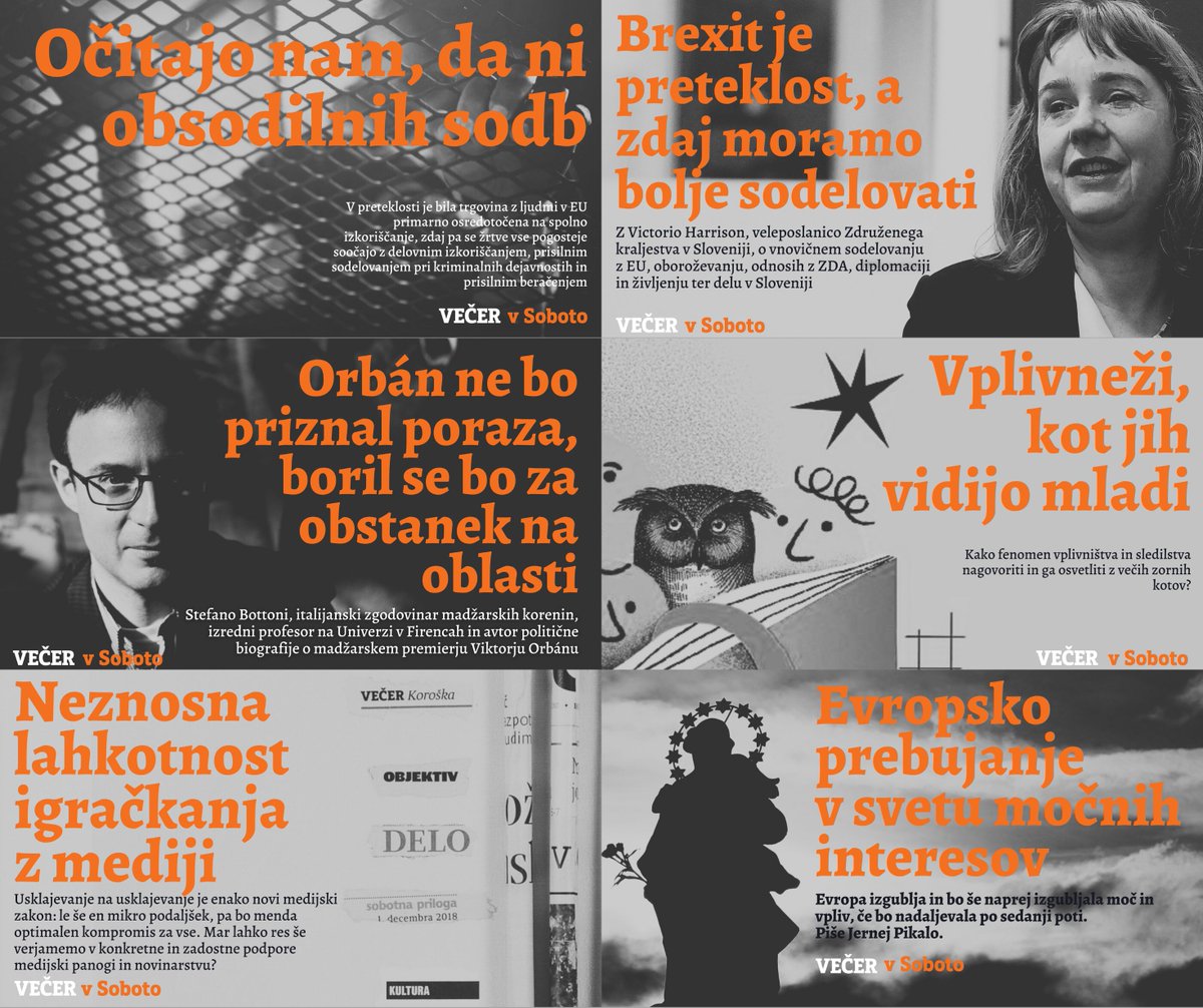 Jutri je <a href="/vecer/">Večer</a> #vSoboto. Pišejo <a href="/BetkaPlaninsic/">Betka</a>, <a href="/JonKnez/">Jon Knez</a>, <a href="/UrskaMlinaric/">Urska Mlinaric</a>, <a href="/JernejPikalo/">Jernej Pikalo</a> &amp; drugi. Dobro in bogato vikend branje bo.