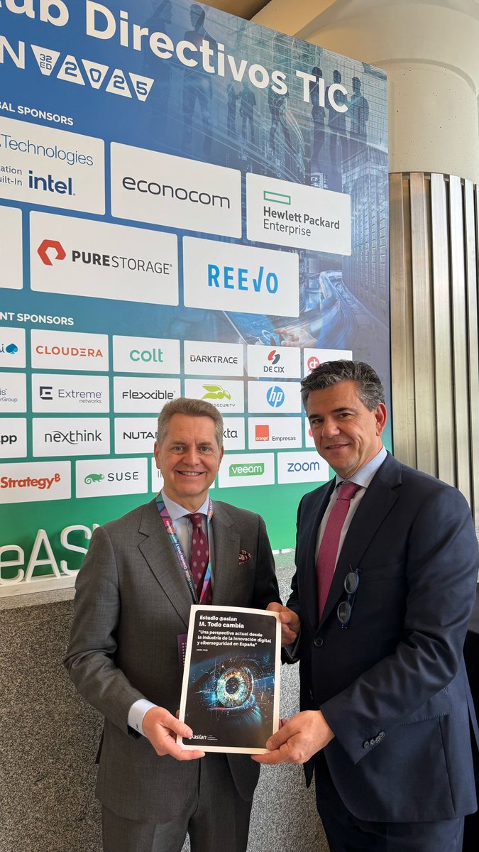 En mi Intervención en el almuerzo VIP de directivos TIC del 32ª Congreso de <a href="/aslan_es/">Asociación @aslan</a> puse de
manifiesto la necesidad de invertir en tecnología, como factor clave de competitividad empresarial, como tan acertadamente señala el Informe Draghi