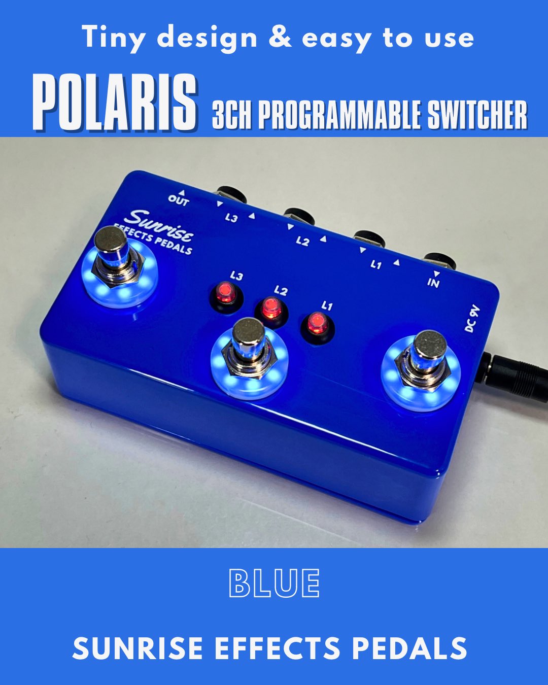 Polaris【3ch プログラマブルスイッチャー】(マットブラック