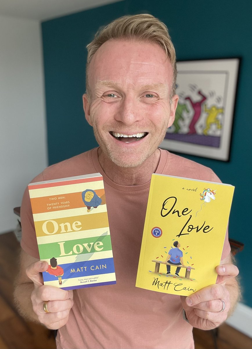 My latest novel ONE LOVE is out now in the UK and published in the US on April 29! I think it’s great but don’t listen to me, listen to the brilliant Russell T Davies! ❤️🏳️‍🌈❤️

#onelove #books #lgbt #gay #gayuk #queer #queerfiction #lgbtq #pride #manchester #manchesterpride